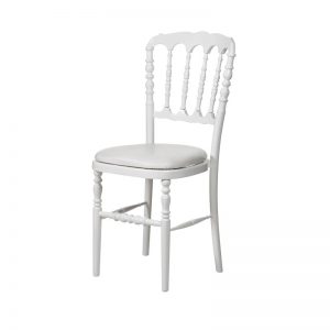 Location chaise napoleon blanche