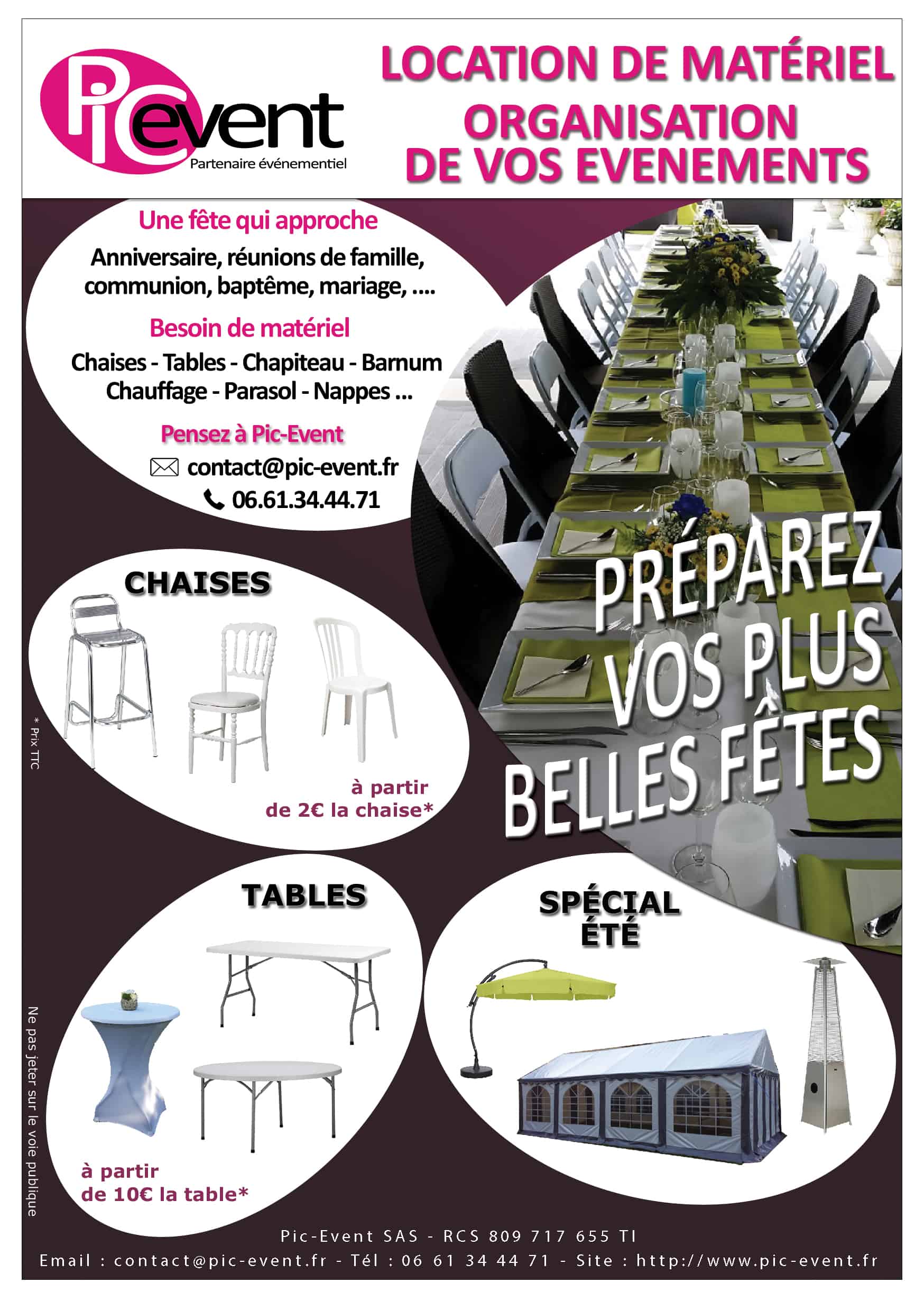 Vos Plus Fêtes Event Flyer Belles Eventpic 2015 Préparez Pic WD29HIE