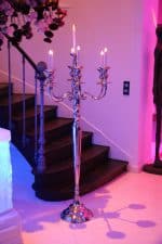 Pic-Event Location chandelier Argent 150cm