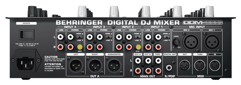 Location Table de Mixage DJ Behringer - DDM4000 - Pic-Event