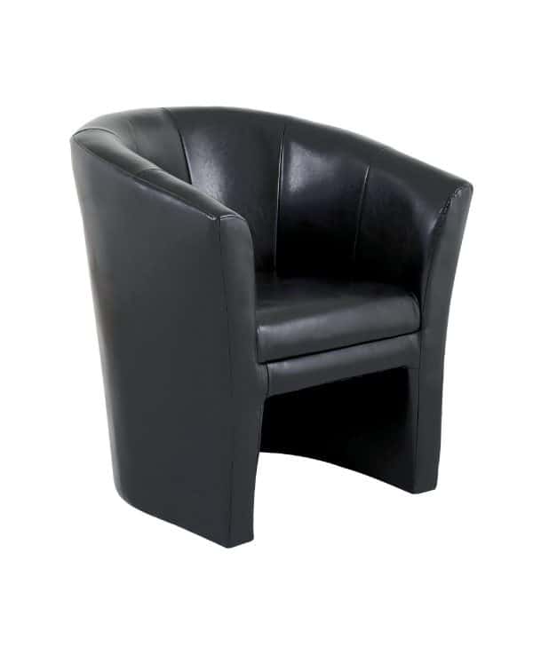 Location fauteuil club noir