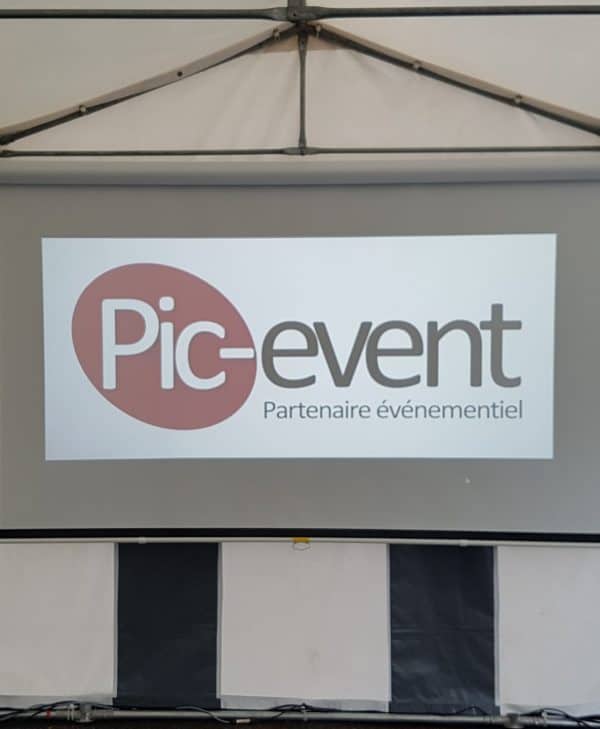 Pic-Event Location Ecran Video Projection Manuel 280cm