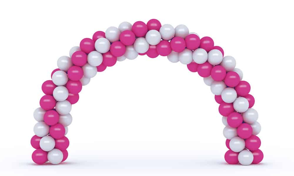 Pic-Event Decoration Arche Ballons Rose