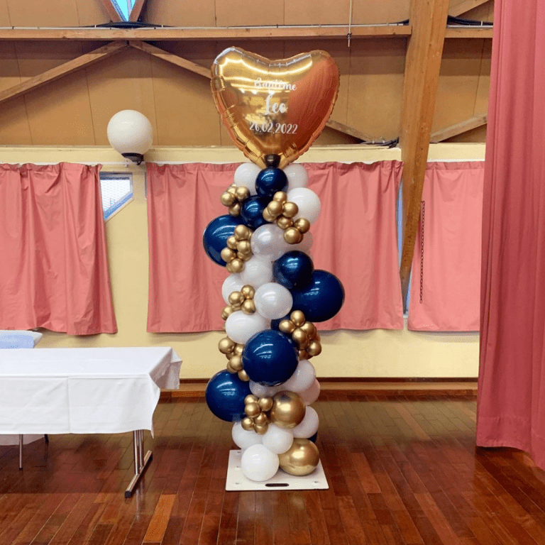 Pic-Event_Colonnes-organiques-ballons-bleu-blanc-or