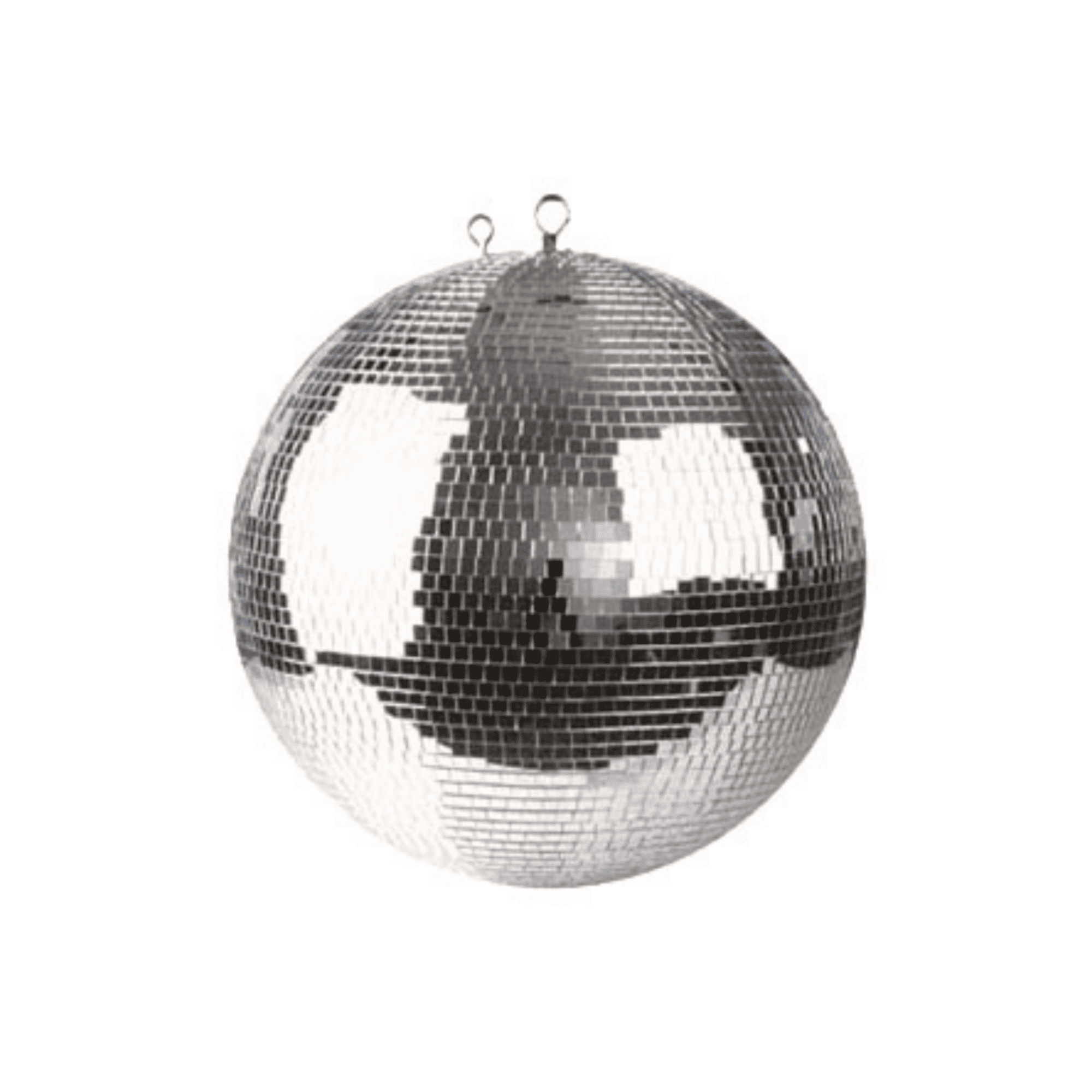 BOULE A FACETTES EN VERRE VERITABLE 50cm SONO DISCO FETE JEU LUMIERE  ECLAIRAGE