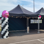 Barnum Tente pliante 4x4m Noir