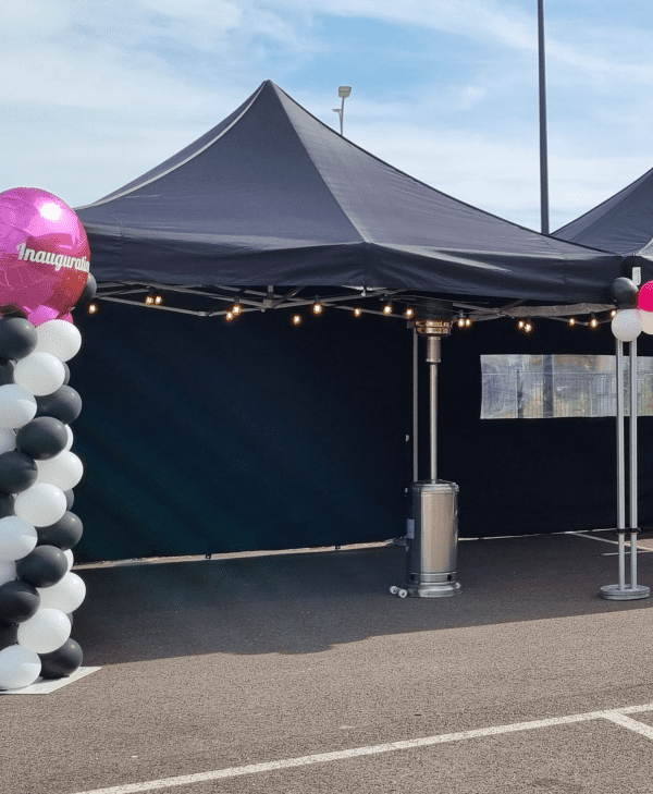 Barnum Tente pliante 4x4m Noir