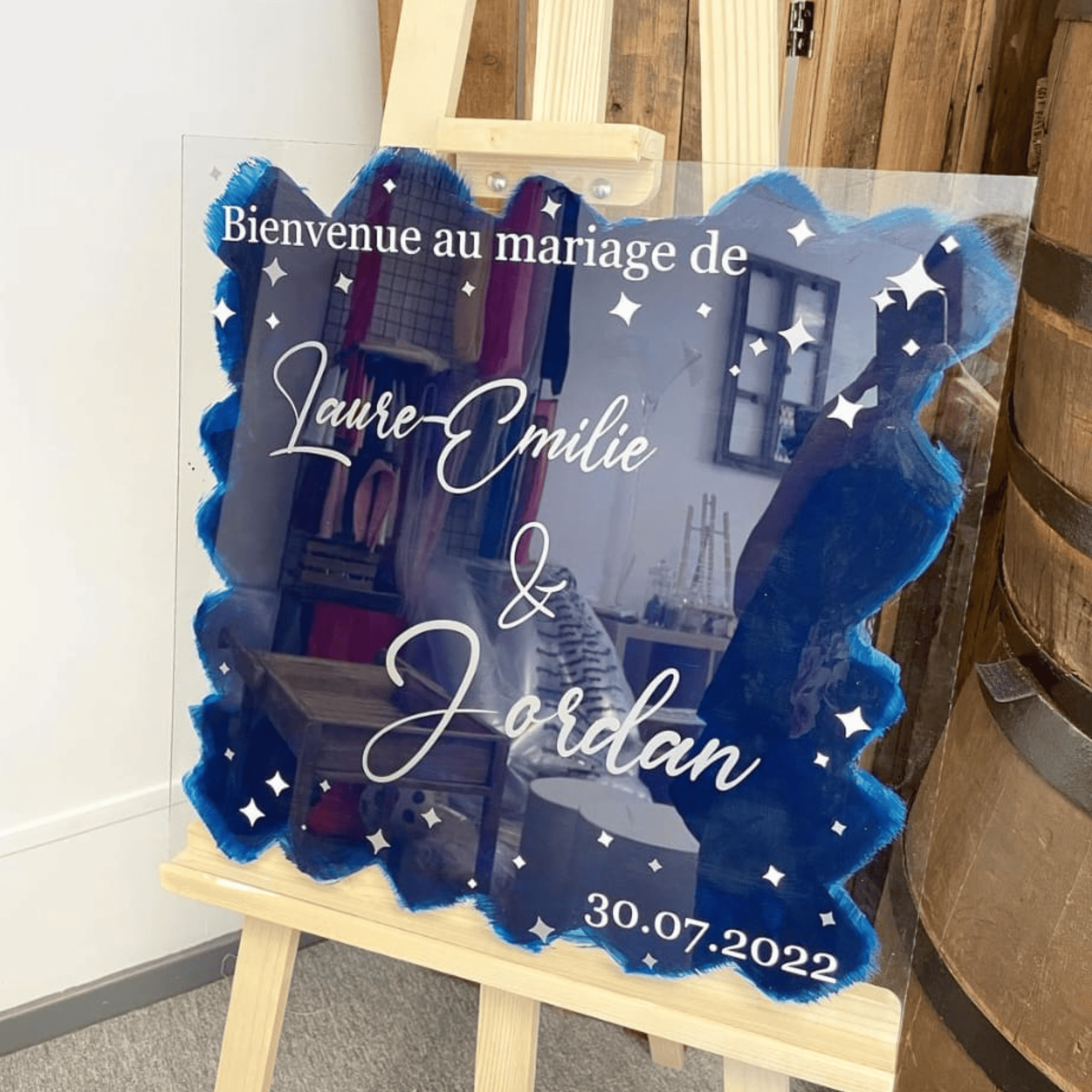 PLAQUE ACRYLIQUE PERSONNALISÉE de calendrier de date d'anniversaire avec  le EUR 34,46 - PicClick FR