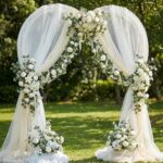 Pic-Event-Location Arche Coeur - Décoration mariage - Voile