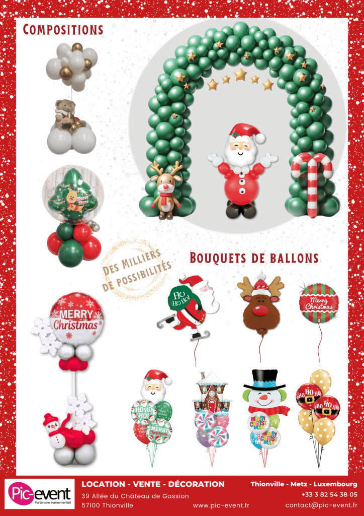 Pic-Event - Flyer de Noël - Bouquets de Ballons et Compositions de Noël - Page 8