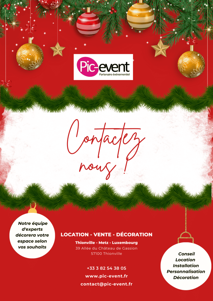 Pic-Event - Flyer de Noël - Contactez-nous pour vos décorations de Noël - Page 9