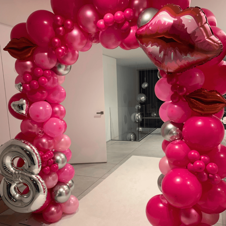 Décorations de fête Barbie pour fille, ensemble de ballons