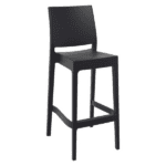 Pic-Event Location Tabouret Chaise haute Noire