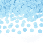 Canon confettis bleu