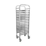 Location chariot inox GN 1/1 15 niveaux
