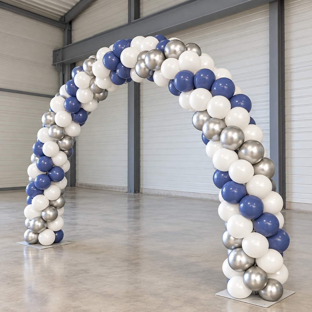Arche de ballons site industriel