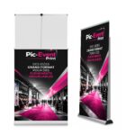 Impression Roll-Up Double Visibilité 85x200 cm Double Face personnalisé Pic-Event Print