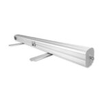 Impression Roll-Up Éco Event 85x200 cm - Carter aluminium et pieds pivotants