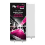 Impression Roll-Up Éco Event 85x200 cm personnalisé Pic-Event Print
