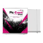 Impression Roll-Up Photocall Mur express XXL personnalisé Pic-Event Print