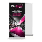 Impression Roll-Up Pro Business carter goutte d'eau personnalisé Pic-Event Print