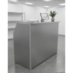 Location Bar mobile pliant en aluminium avec étagère