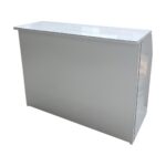 Location Bar mobile pliant en aluminium avec étagère