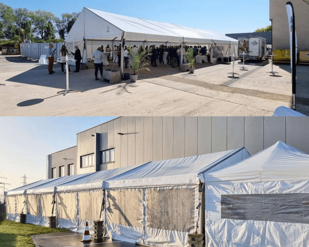 Chapiteaux 100m²